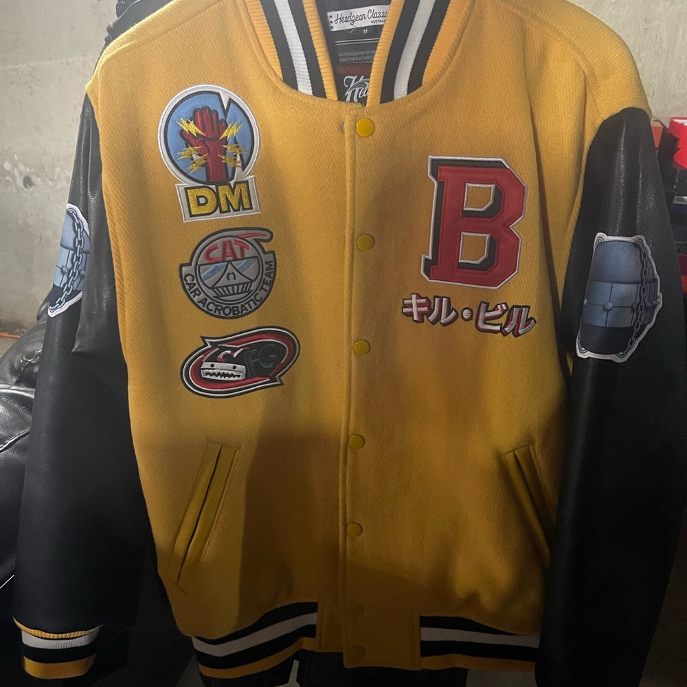 Yellow and Black Varsity Jacket “Kill Bill”